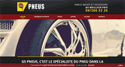 Desktop Screenshot of gs-pneus.com